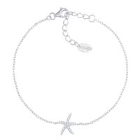 Bracciale Amen Donna Animalier Luxury in Argento Zircone BRSFBBZ - BRSFBBZ